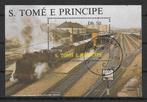 Sao Tome & Principe 1987  Locomotief, Verzenden, Overige landen, Gestempeld