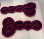 Leger des Heils ornamenten rood/blauw, Verzamelen, Religie, Ophalen of Verzenden, Zo goed als nieuw, Kleding, Christendom | Protestants