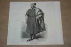 Antieke gravure - Portret Barbarossa II - 1873 !!, Ophalen of Verzenden