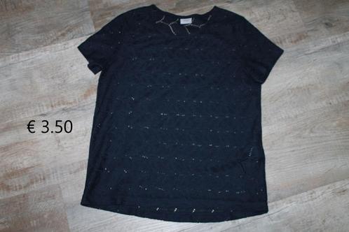 Donkerblauw shirt voor een (jonge)dame, Kleding | Dames, T-shirts, Zo goed als nieuw, Maat 34 (XS) of kleiner, Blauw, Korte mouw