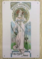 ALPHONSE MUCHA Parfum Reclame Jugendstil Wandbord poster, Huis en Inrichting, Verzenden, Nieuw