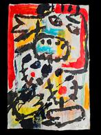 Jacob Kanbier Abstracte compositie, Antiek en Kunst, Ophalen of Verzenden