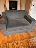 Loveseat donkergrijs 140cmx105cm, Huis en Inrichting, Ophalen, Gebruikt, 100 tot 125 cm, Loveseat