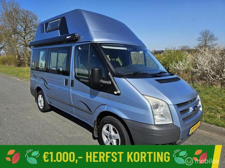Westfalia TRANSIT-NUGGET buscamper 140PK ☆Euro4, Airco☆, Caravans en Kamperen, Campers, Bedrijf, tot en met 4, Buscamper of Camperbus