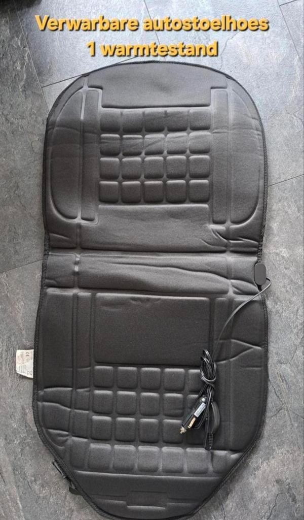 Verwarmbare Autostoelhoes - Zo goed als nieuw!, Auto diversen, Auto-accessoires, Zo goed als nieuw, Ophalen of Verzenden