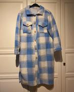 Leuke blouse jas blauw wit geblokt, Ophalen of Verzenden, Zo goed als nieuw, Blauw
