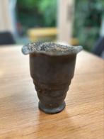 Antiek tinnen beker, Ophalen of Verzenden, Zo goed als nieuw, Rond, Minder dan 25 cm
