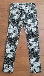 SUPER MOOIE zwart/wit skinny velours stretch broek mt. M/L, Maat 38/40 (M), Overige kleuren, Nieuw, Ophalen of Verzenden