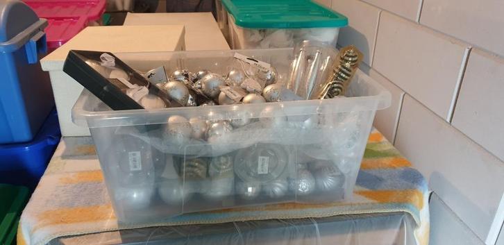 Kerstdecoratie voor kerstboom (zilver), Diversen, Kerst, Ophalen