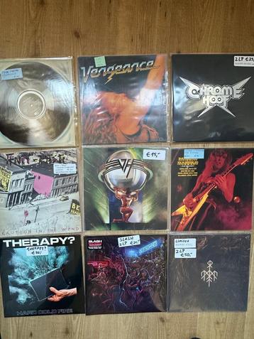 Hardrock, metal, punk, rock LP's nieuw en tweedehands IZGS beschikbaar voor biedingen