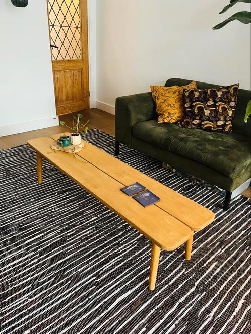 Upcycled salontafel/bankje door STRAATWAAR, Huis en Inrichting, Tafels | Salontafels, Gebruikt, Minder dan 50 cm, 50 tot 100 cm
