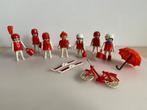 Vintage setje playmobil rood, Ophalen of Verzenden, Gebruikt