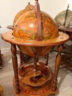 Antieke bar globe drank wereldbol barglobe globebar minibar, Antiek en Kunst, Curiosa en Brocante, Ophalen of Verzenden