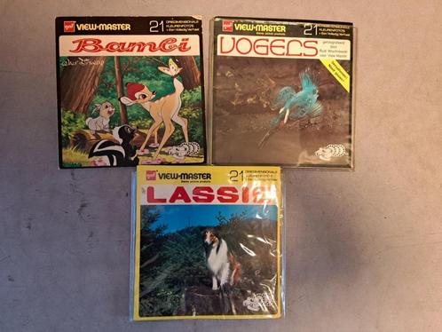 ZGAN view master LASSI en VOGELS viewmaster GROTE SETJES, Verzamelen, Retro, Overige typen, Ophalen of Verzenden