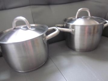 2 ikea pannen/ 365+/ diameter 19cm/ hoogte 13 1/2 cm beschikbaar voor biedingen