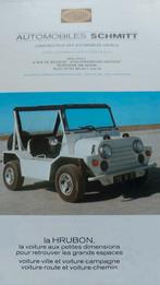 Hrubon Schmitt Austin moke look alike Franstalige leaflet, Ophalen of Verzenden, Zo goed als nieuw, Overige merken