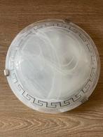 Plafoniere, Huis en Inrichting, Ophalen, Gebruikt, Glas