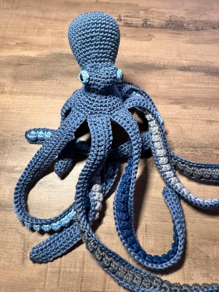 Met veel liefde gehaakte octopus knuffels, Kinderen en Baby's, Speelgoed | Knuffels en Pluche, Zo goed als nieuw, Overige typen