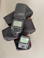 Yougnuo YN600EX-RT speedlitesplus speedlite transmitter, Ophalen, Zo goed als nieuw, Overige merken, Kantelbaar