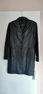Echt leren jas zwart, Kleding | Dames, Jassen | Winter, Zwart, Maat 42/44 (L), Zo goed als nieuw, Ventiuno