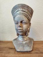 Bloempot Lady Africa, Ophalen of Verzenden, Nieuw, Rond, Beton
