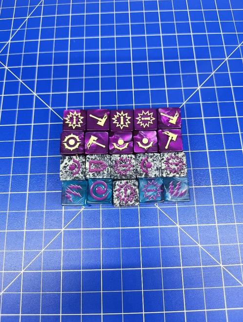 Warhammer Underworlds Grand Alliance Death Dice Pack Set 1, Hobby en Vrije tijd, Wargaming, Zo goed als nieuw, Warhammer, Figuurtje(s)