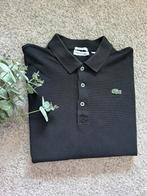 Lacoste Polo met lange mouwen - Zwart, Maat 56/58 (XL), Ophalen of Verzenden, Zo goed als nieuw, Lacoste