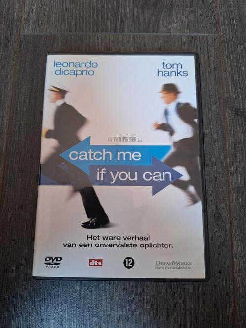 Catch Me If You Can (Leonardo diCaprio, Tom Hanks), Cd's en Dvd's, Dvd's | Komedie, Zo goed als nieuw, Actiekomedie, Vanaf 12 jaar