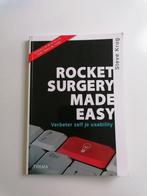 Rocket Surgery Made Easy - Steve Krug, Boeken, Ophalen of Verzenden, Zo goed als nieuw
