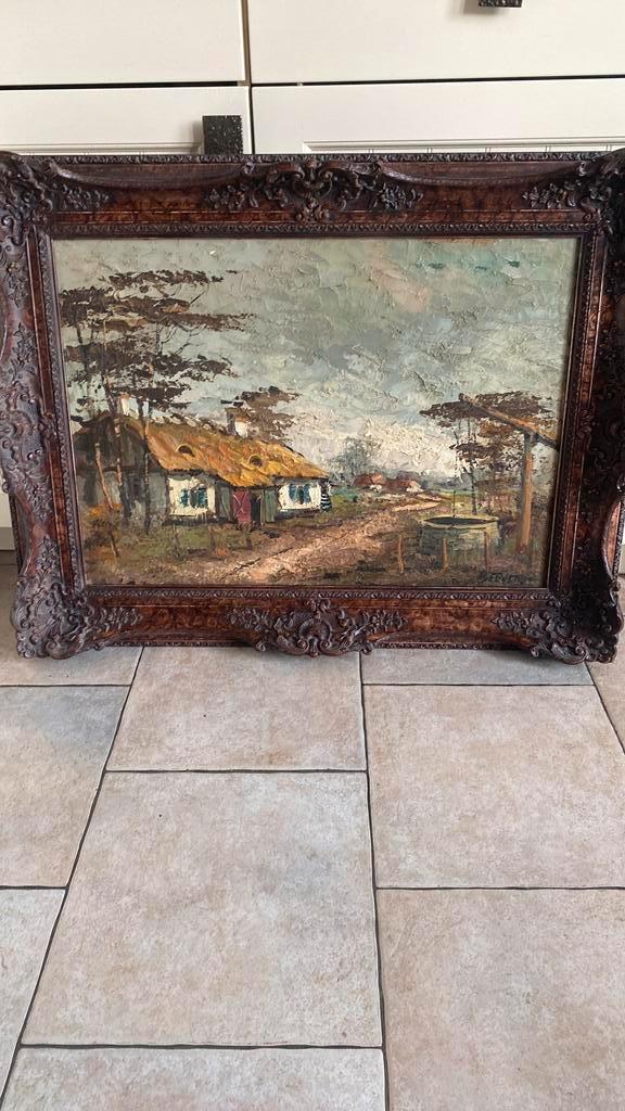 Schilderij bevort 1917-1996, Antiek en Kunst, Kunst | Schilderijen | Klassiek, Ophalen