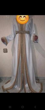 Prachtige witte Marokkaanse Jurk, Maat 38/40 (M), Huwelijk, Ophalen of Verzenden, Kleding