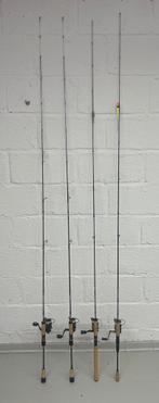 Assortiment vishengels met viskoffer Lees Aandachtig, Watersport en Boten, Ophalen, Zo goed als nieuw