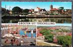 Oude ansichtkaart groeten uit Terschelling, Gelopen, 1960 tot 1980, Waddeneilanden, Ophalen