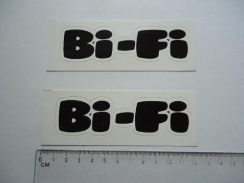 sticker oud BIFI logo sponsor set retro bi-fi auto motor, Verzamelen, Stickers, Zo goed als nieuw, Bedrijf of Vereniging, Verzenden