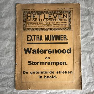 Watersnood en stormrampen geteisterde streken in beeld 1916