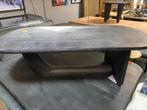 Salontafel donn zwart organische vorm 120x60, Ophalen, 100 tot 150 cm, Nieuw, 50 tot 100 cm