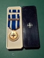 Medaille NATO ISAF, Ophalen of Verzenden, Landmacht, Nederland, Lintje, Medaille of Wings