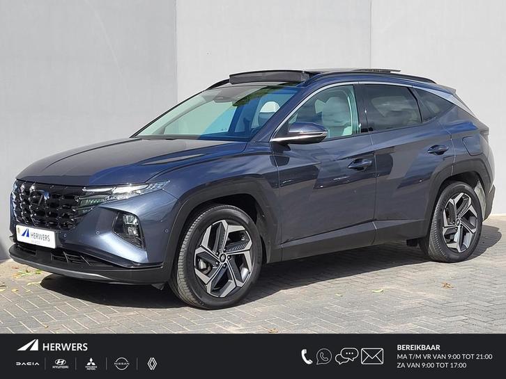 Hyundai Tucson 1.6 T-GDI HEV 230pk Premium Sky Automaat / De, Auto's, Hyundai, Bedrijf, Te koop, Tucson, 360° camera, ABS, Adaptive Cruise Control