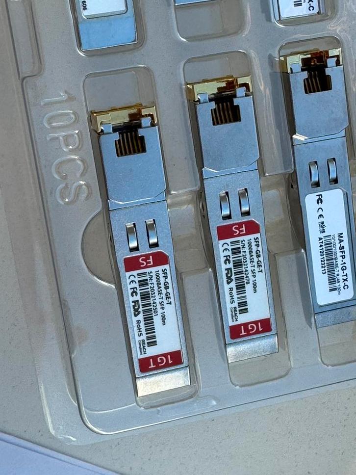 SFP 10G 1G DAC SFP SFP+ Module 850nm Fiber UPC-LC UPC, Computers en Software, Netwerk switches, Zo goed als nieuw, Ophalen of Verzenden