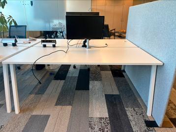 Duo werkplek! 2 bureaus aan elkaar 160x80 beschikbaar voor biedingen
