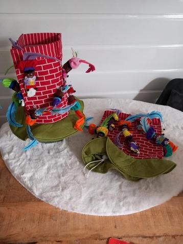 Sinterklaas schoorsteen hoeden met zwarte piet  nostalgie beschikbaar voor biedingen