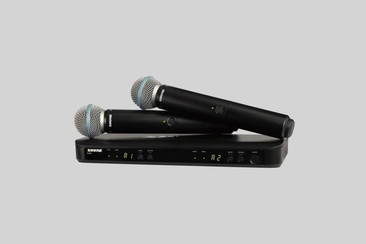 Shure BLX288EB58-H8E draadloos handheld (518-542 MHz), Muziek en Instrumenten, Microfoons, Nieuw, Zangmicrofoon, Draadloos, Ophalen of Verzenden