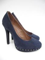 GRATIS VERZENDEN | Pin-up blauwe pumps 36, Zo goed als nieuw, Schoenen met hoge hakken, Verzenden, Blauw