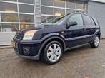 Ford Fusion 1.4-16V Futura, Auto's, Voorwielaandrijving, Gebruikt, Zwart, Blauw