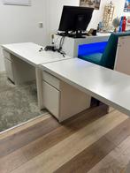 Ikea Bureau Tafel - Wit, Huis en Inrichting, Ophalen of Verzenden, Gebruikt, Bureau