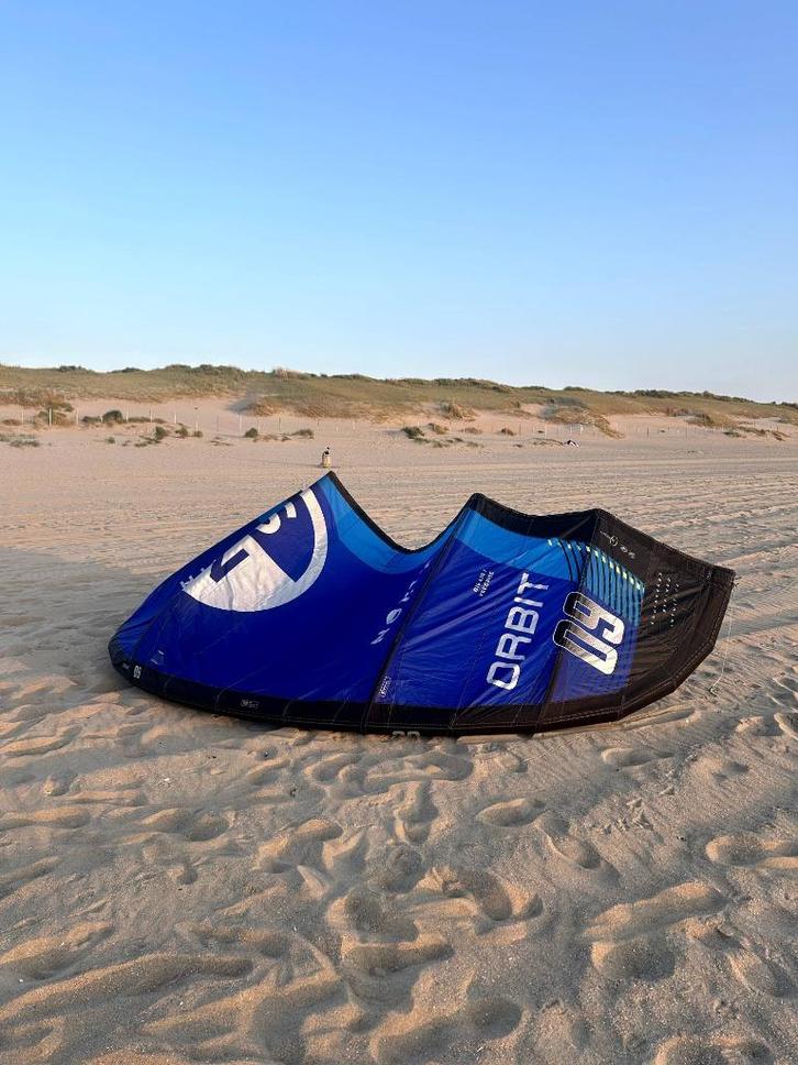 North Orbit 9M 2025, Watersport en Boten, Kitesurfen, Zo goed als nieuw, Kite, 9 m², Geen board, Ophalen