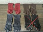 3 x leren handschoenen, Ophalen of Verzenden, Zo goed als nieuw, Maat 36 (S), Handschoenen