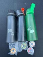 3x AirUp drinkfles met smaakjes pods, Sport en Fitness, Bidons, Ophalen of Verzenden, Gebruikt