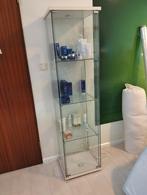 Glazen vitrinekast, Huis en Inrichting, Ophalen, Zo goed als nieuw, 25 tot 50 cm, Minder dan 50 cm