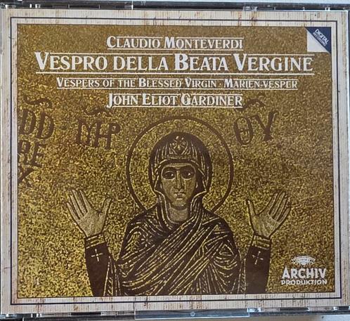 Monteverdi - Vespro della Beata Vergine - Gardiner, Cd's en Dvd's, Cd's | Klassiek, Gebruikt, Vocaal, Barok, Ophalen of Verzenden